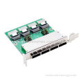 Three port Mini SAS, SFF-8088 to SFF-8087 Low Profile, PCIe Host Adapter